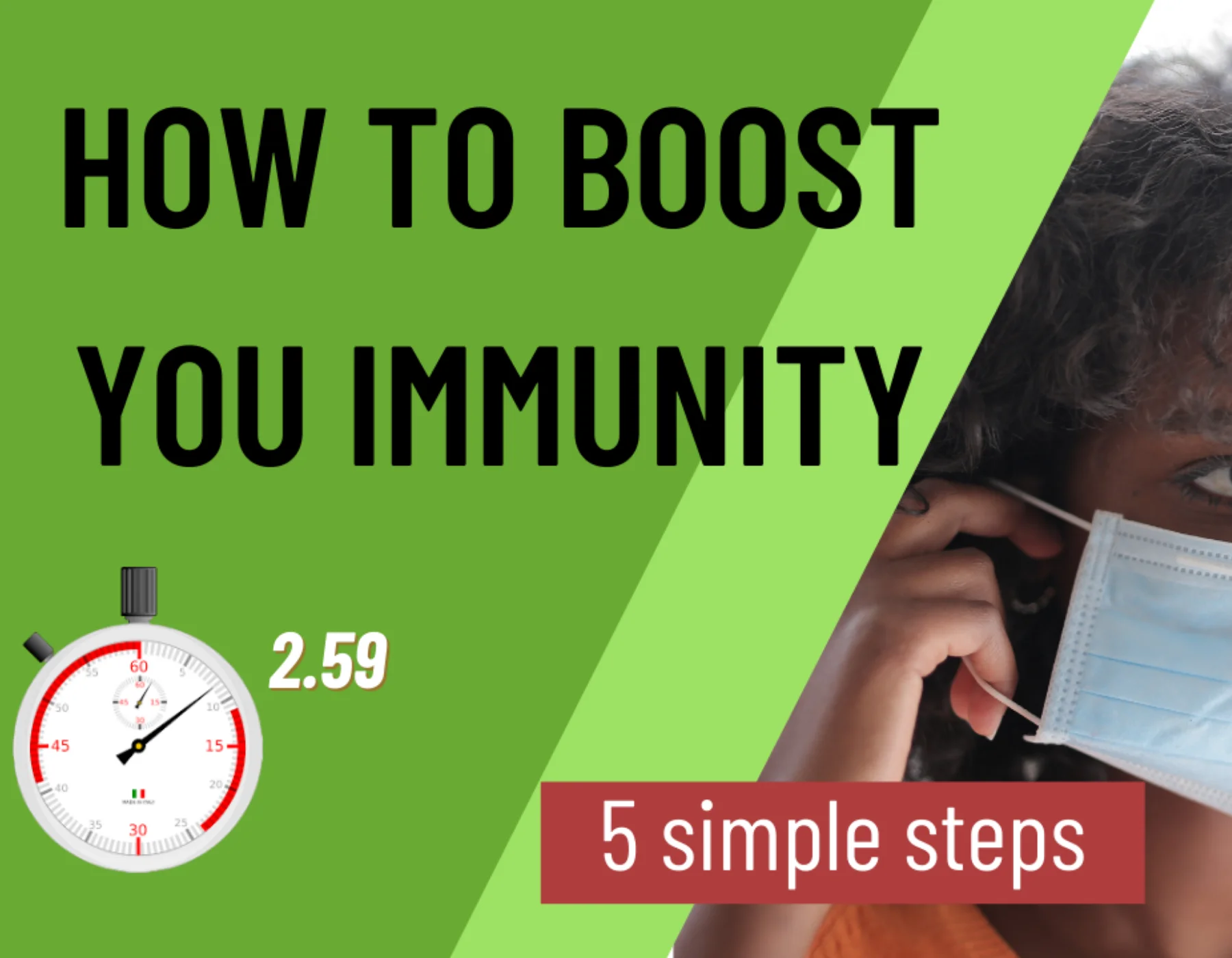 HOW TO BOOST YOUR IMMUNE SYSTEM [5 Simple steps]