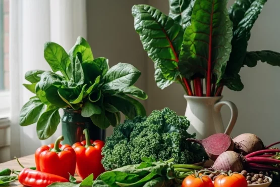 Iron rich vegetables